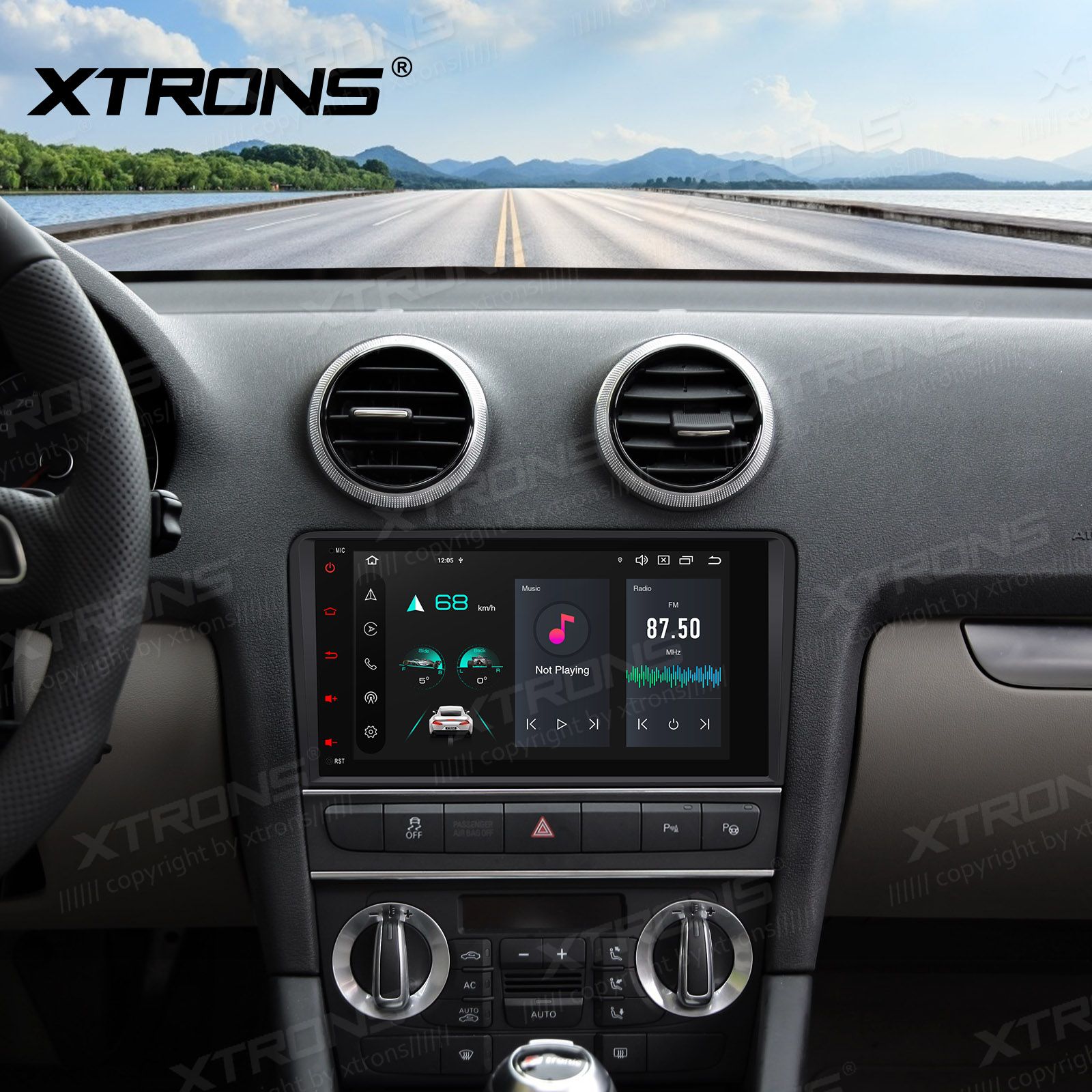 XTRONS PX84A3ALDABGS Mudelikohane android multimeediakeskus gps naviraadio