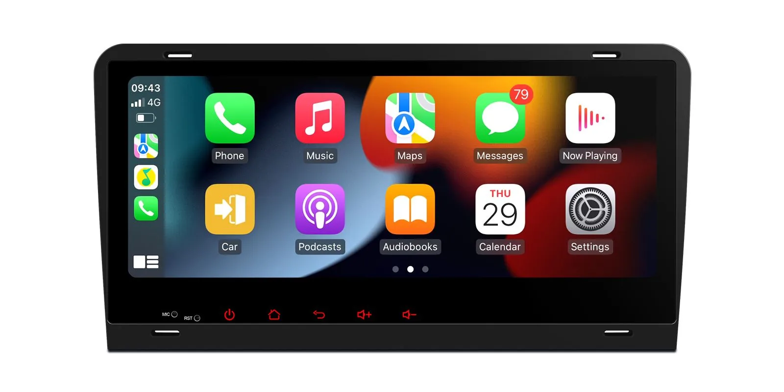 Audi A3 (2003-2012) Android 14  | GPS autoraadio ja multimeedia keskus