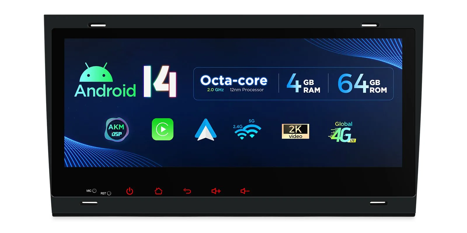Audi A4 | B5 (2002-2008) Android 14  | GPS autoraadio ja multimeedia keskus