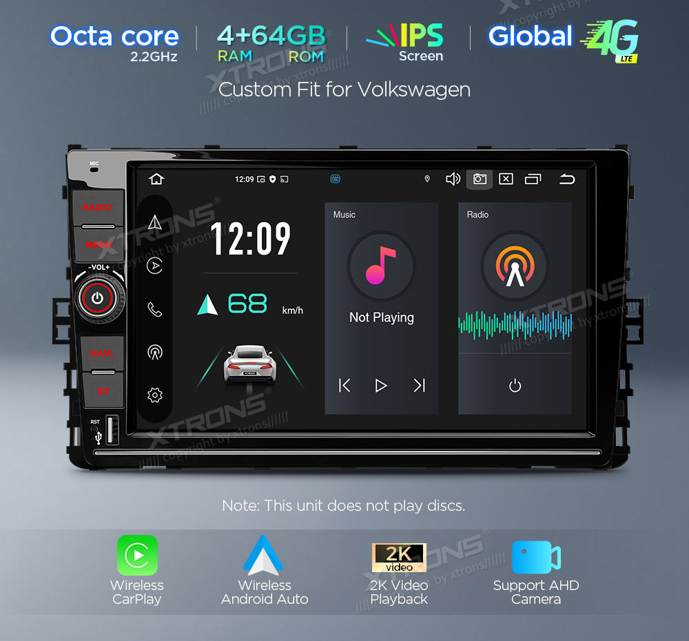 XTRONS PX94MTNVGS Штатная магнитола Android