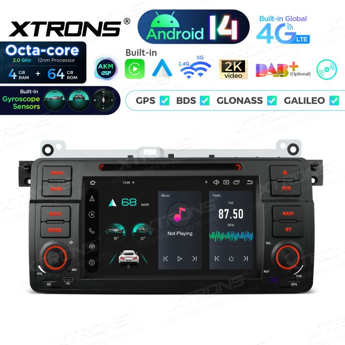 BMW 3. seeria E46 (1998-2006) Android 14 | Штатная магнитола с GPS навигацией