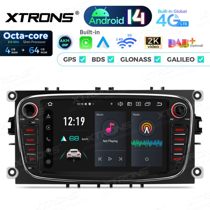 FORD MONDEO (2007-2013)/FOCUS(2008-2011)/S-MAX(2008-2011)/GALAXY(2011-2012) Android 14 | Штатная магнитола с GPS навигацией
