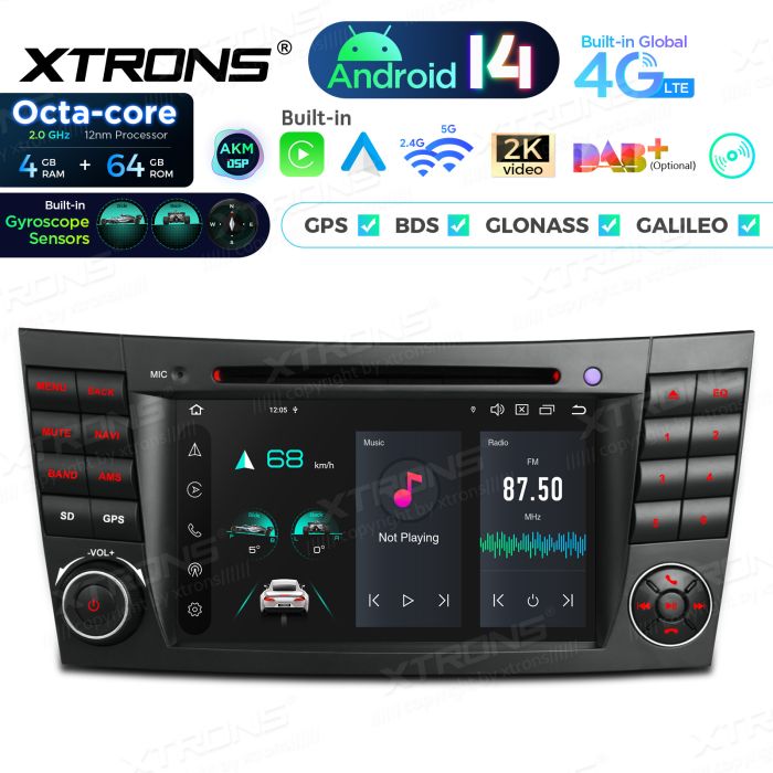 Mercedes-Benz E-Class W211 (2002-2008) | CLS W219 (2005-2006) Android 14 | Штатная магнитола с GPS навигацией