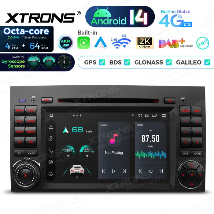 Mercedes-Benz Sprinter | Vito & Viano (2006-2020) | A-Class | B-Class (2004-2012) Android 14 | Штатная магнитола с GPS навигацией