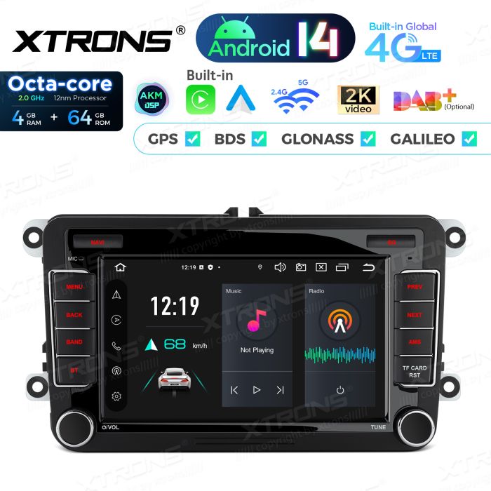 VW Passat B6 | B7 | Multivan | Transporter T5 | T6 | Amarok | Tiguan | Touran | Sharan Android 14 | Штатная магнитола с GPS навигацией