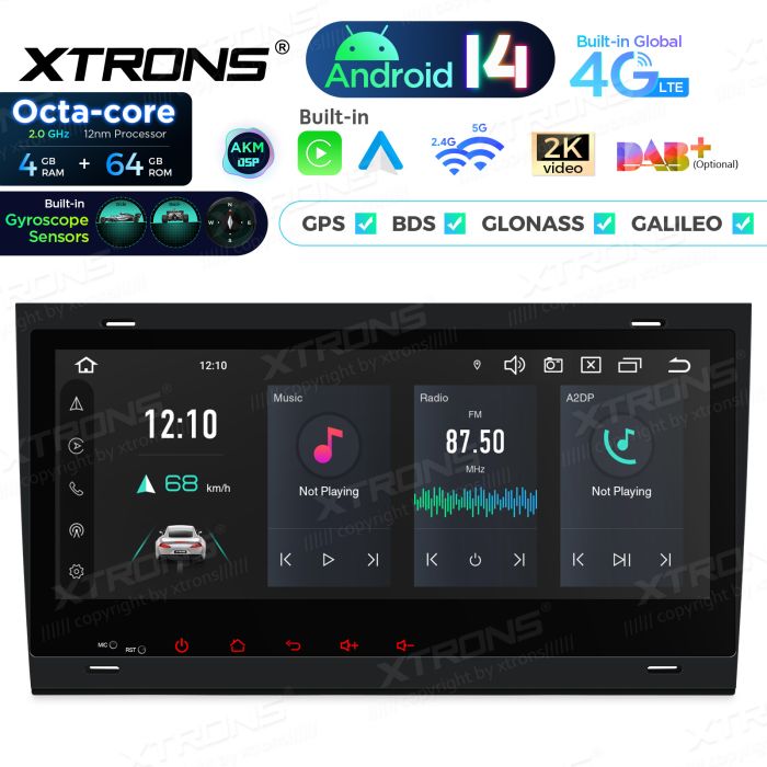 Audi A4 | B5 (2002-2008) Android 14 | Штатная магнитола с GPS навигацией