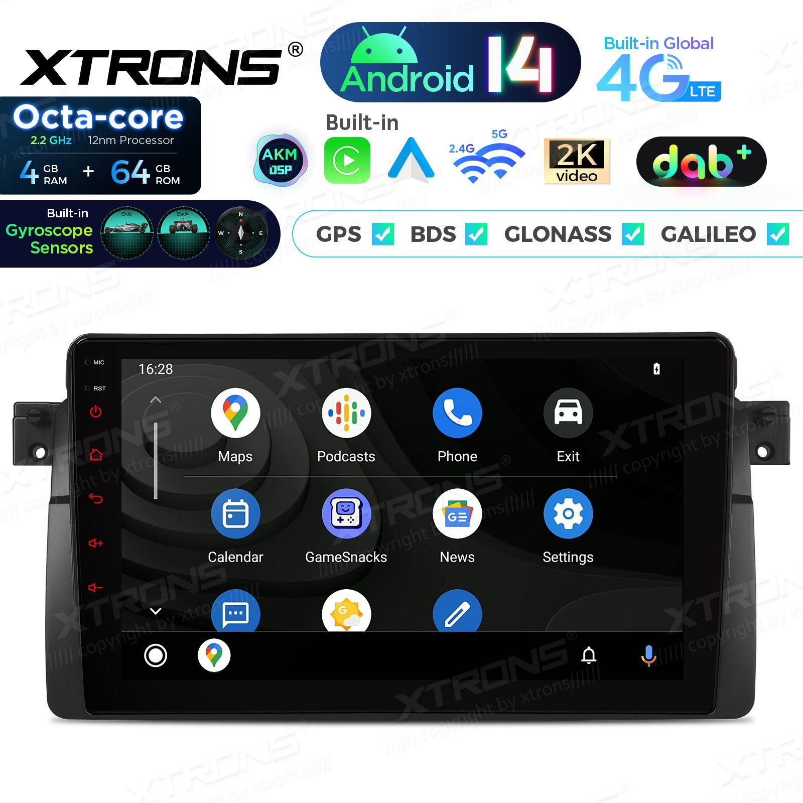 BMW 3. seeria E46 (1998-2006) Android 14  | CarPlay Android multimeedia keskus BMW 3. seeria E46 (1998-2006) Android 14  | CarPlay Android multimeedia keskus