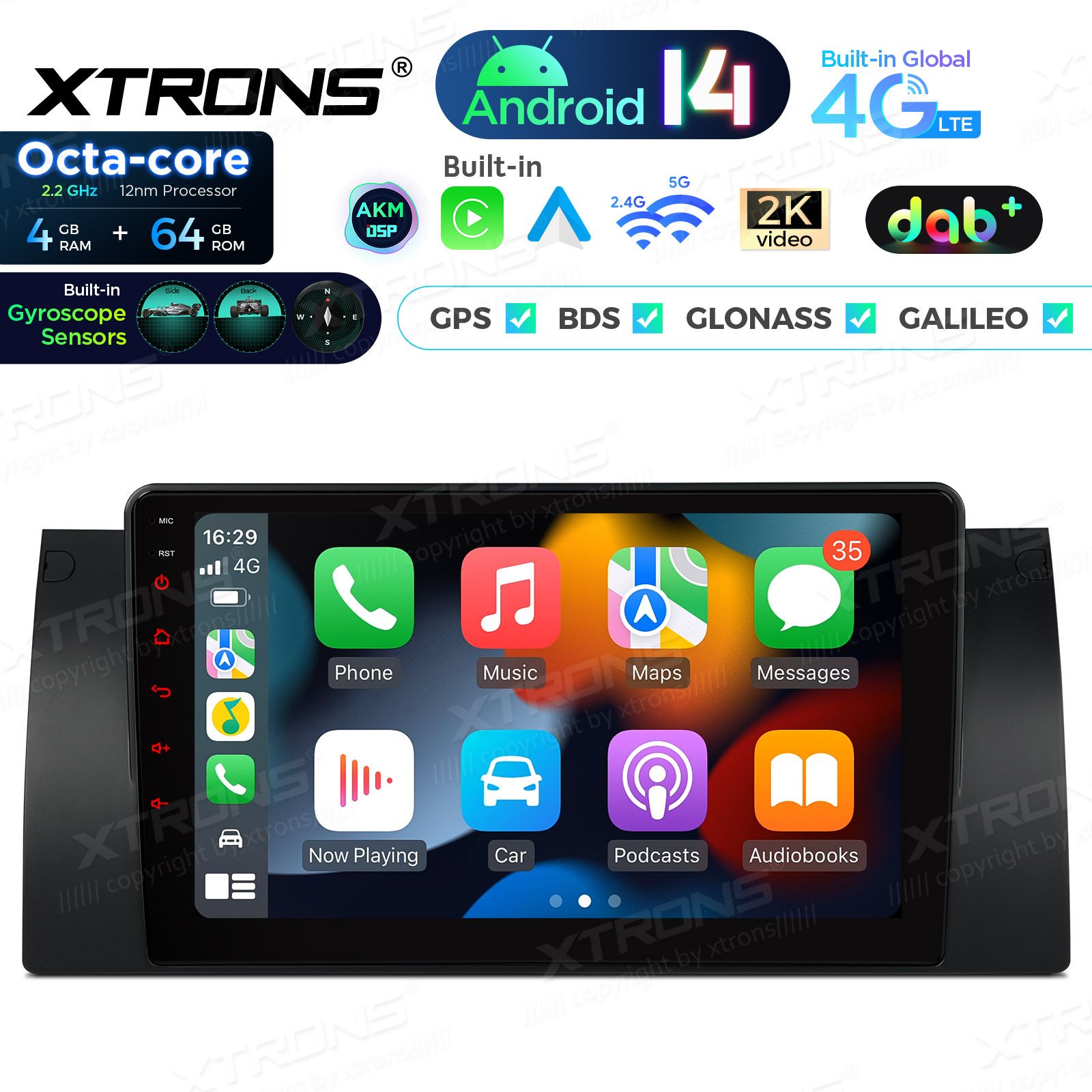 BMW X5 E53 (1999-2006) Android 14  | CarPlay Android multimeedia keskus BMW X5 E53 (1999-2006) Android 14  | CarPlay Android multimeedia keskus
