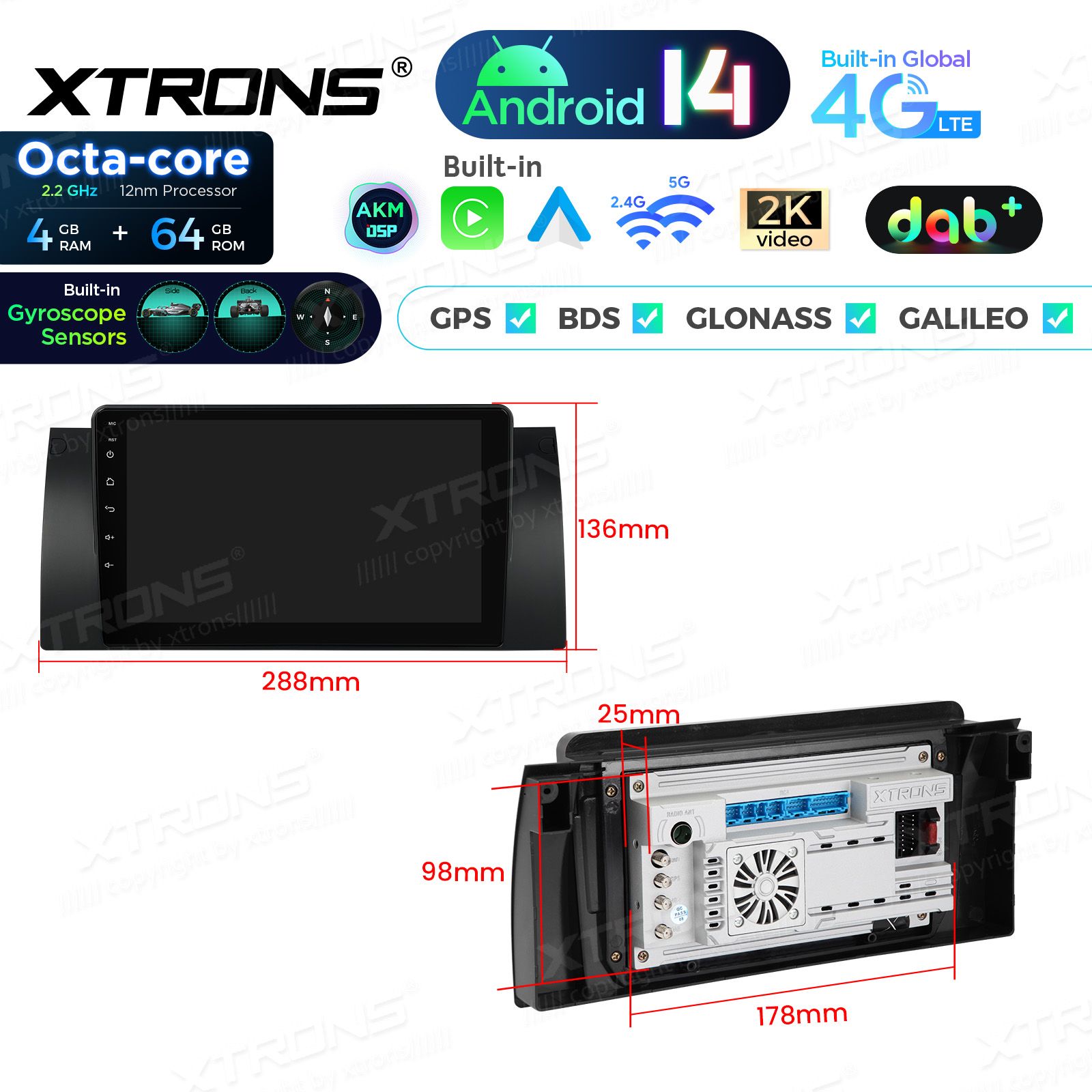 BMW X5 E53 (1999-2006) Android 14  | CarPlay Android multimeedia keskus BMW X5 E53 (1999-2006) Android 14  | CarPlay Android multimeedia keskus