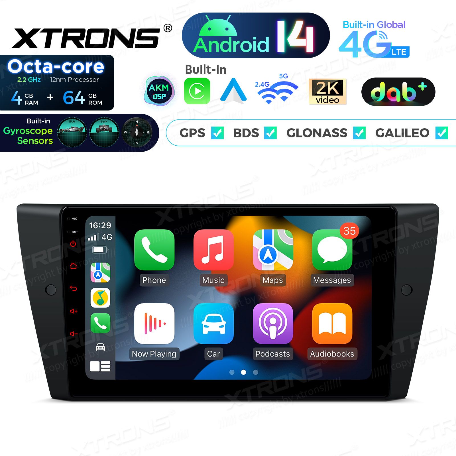 BMW 3. ser. E90 | E91 | E92 | E93 (2005-2012) w/o orig. screen Android 14  | CarPlay Android multimeedia keskus BMW 3. ser. E90 | E91 | E92 | E93 (2005-2012) w/o orig. screen Android 14  | CarPlay Android multimeedia keskus