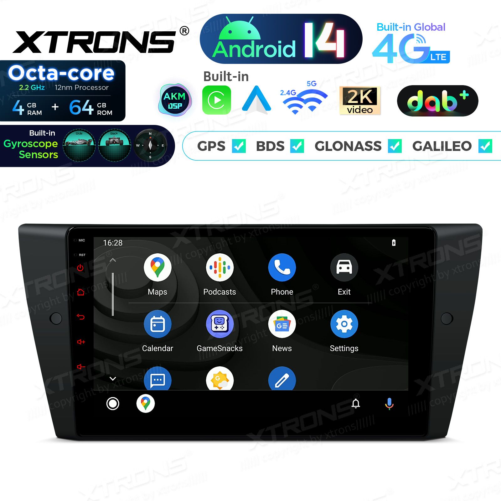 BMW 3. ser. E90 | E91 | E92 | E93 (2005-2012) w/o orig. screen Android 14  | CarPlay Android multimeedia keskus BMW 3. ser. E90 | E91 | E92 | E93 (2005-2012) w/o orig. screen Android 14  | CarPlay Android multimeedia keskus