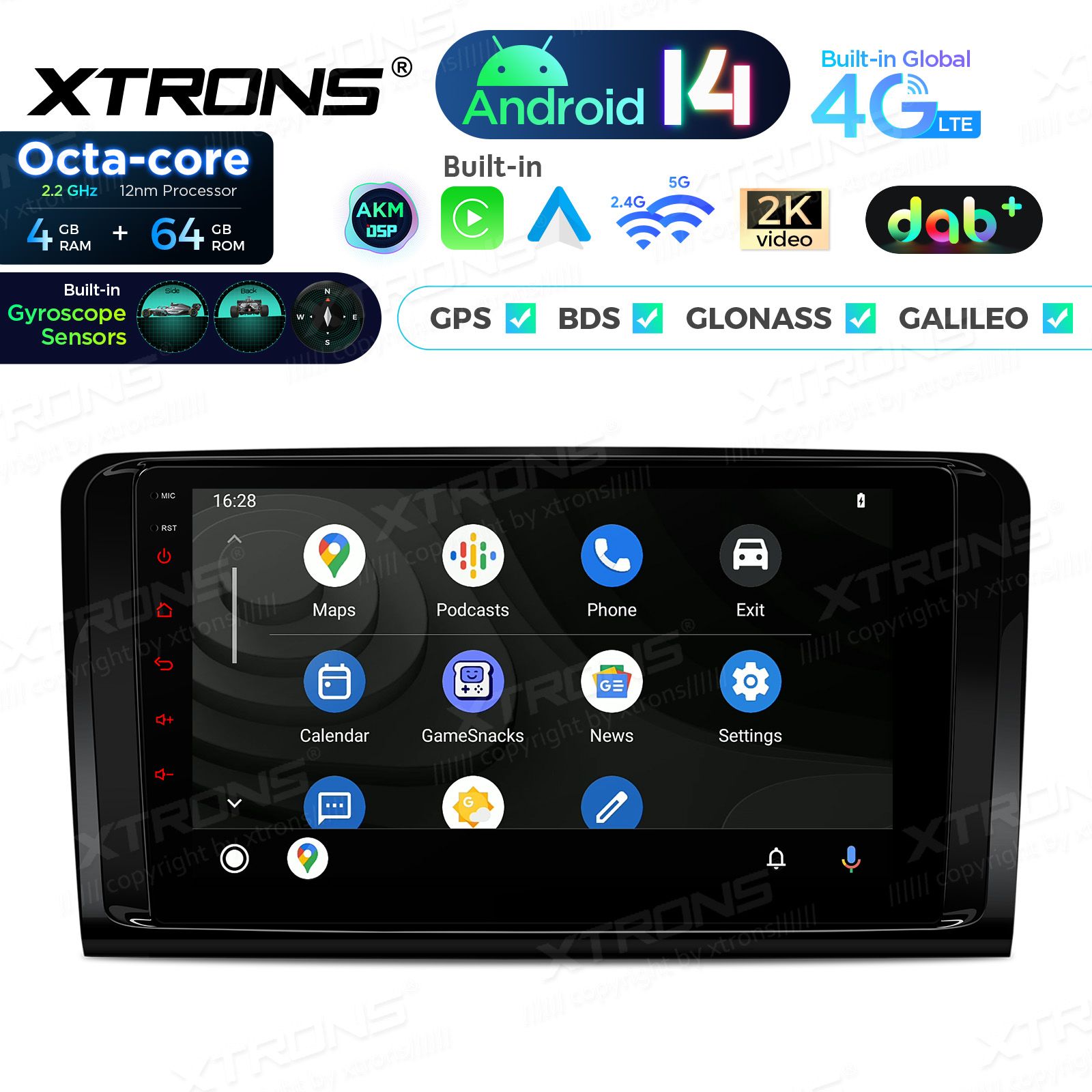 Mercedes-Benz ML | GL | W164 | X164 (2005-2012) Android 14  | CarPlay Android multimeedia keskus Mercedes-Benz ML | GL | W164 | X164 (2005-2012) Android 14  | CarPlay Android multimeedia keskus