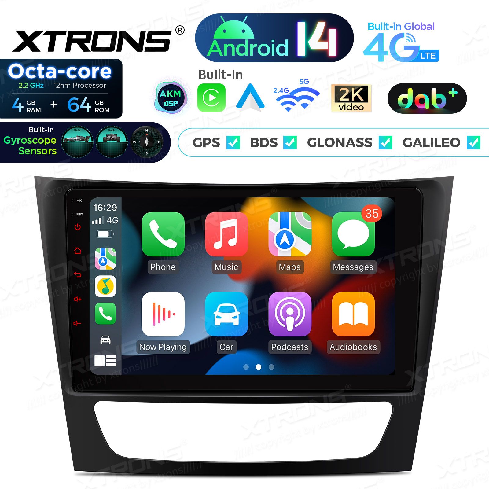Mercedes-Benz E-Class W211 (2002-2008) | CLS W219 (2005-2006) Android 14  | CarPlay Android multimeedia keskus Mercedes-Benz E-Class W211 (2002-2008) | CLS W219 (2005-2006) Android 14  | CarPlay Android multimeedia keskus
