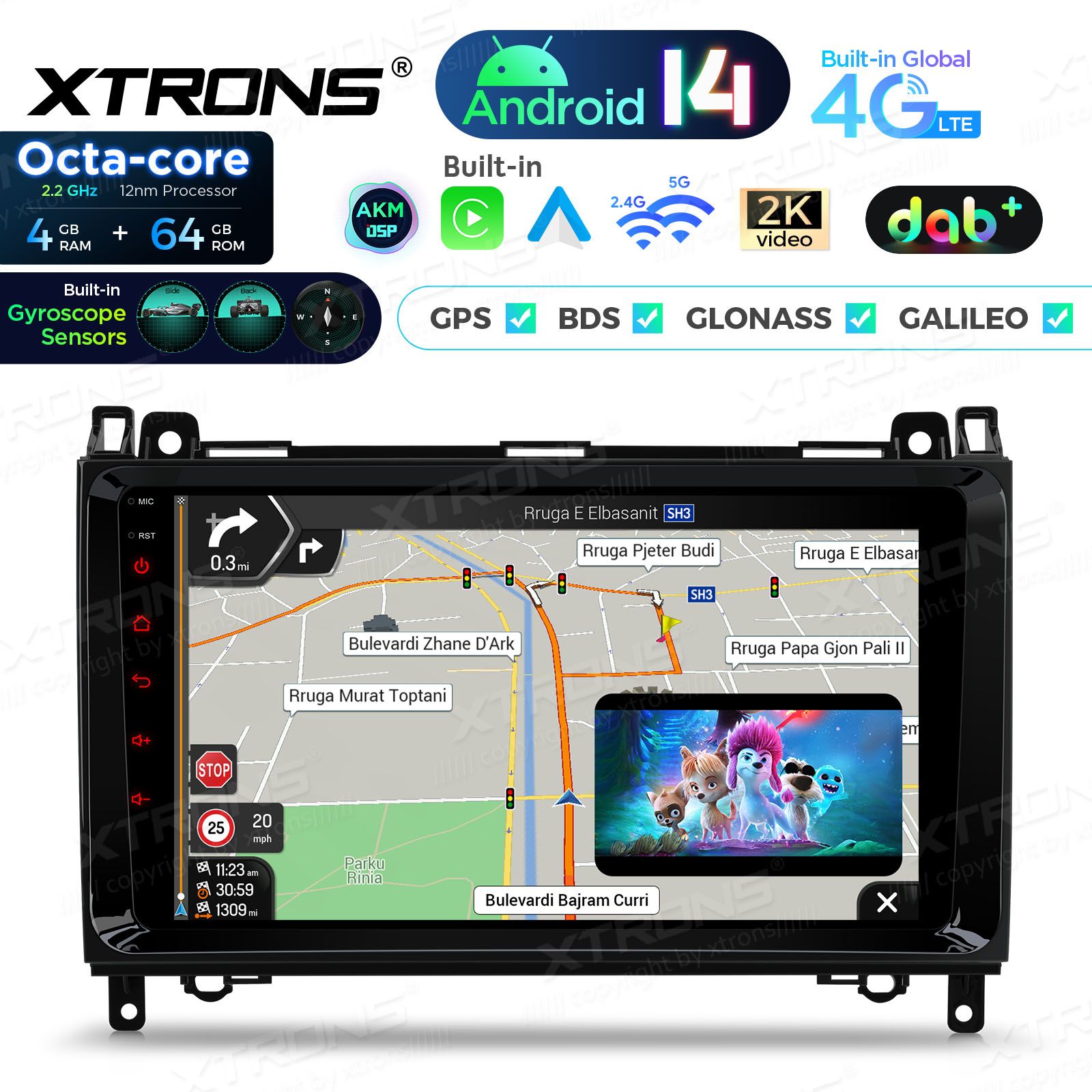 MB Sprinter (2007-2018) | Vito & Viano (2006-2020) | A/B-Class Android 14  | CarPlay Android multimeedia keskus MB Sprinter (2007-2018) | Vito & Viano (2006-2020) | A/B-Class Android 14  | CarPlay Android multimeedia keskus