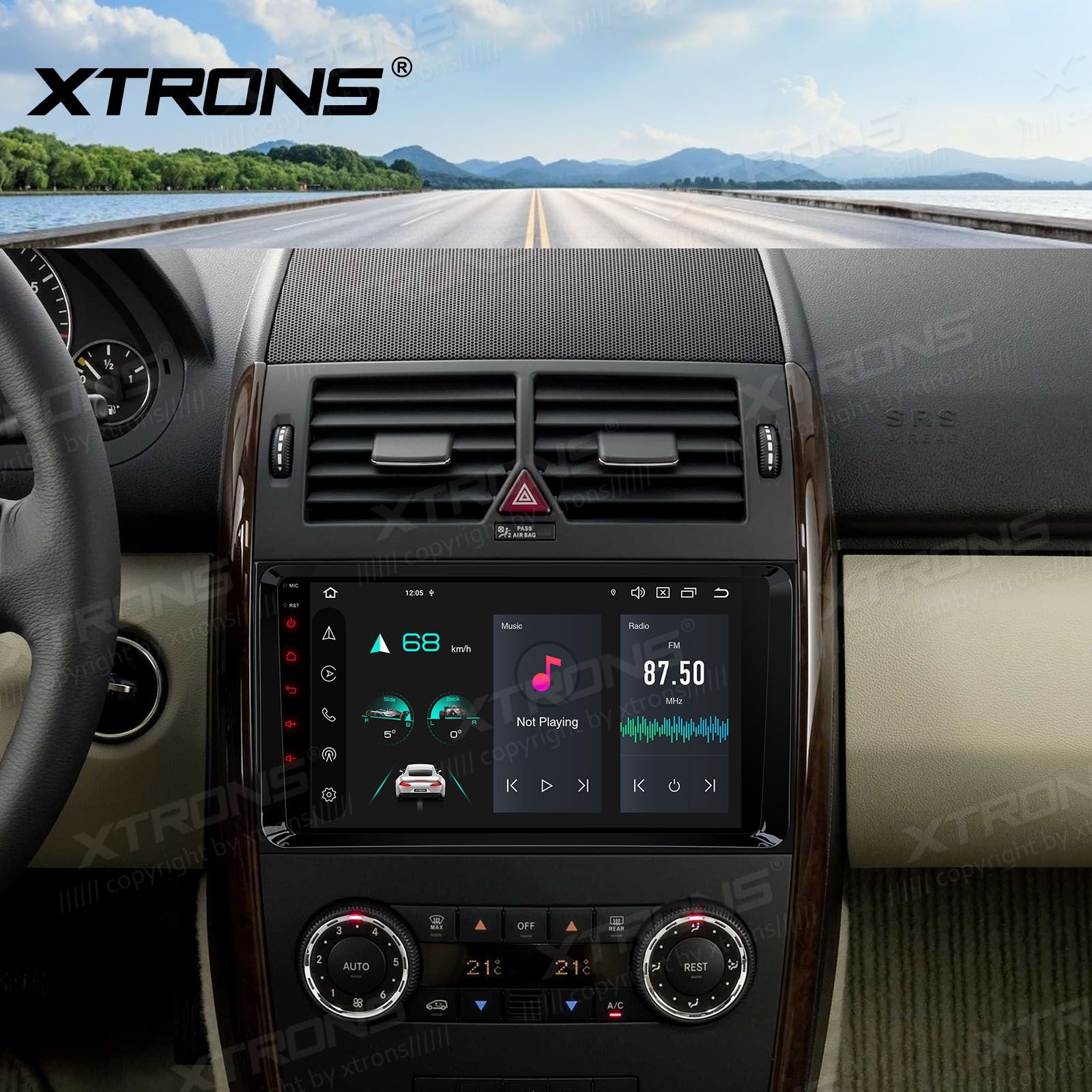 XTRONS PXP94M245GDAB Mudelikohane android multimeediakeskus gps naviraadio