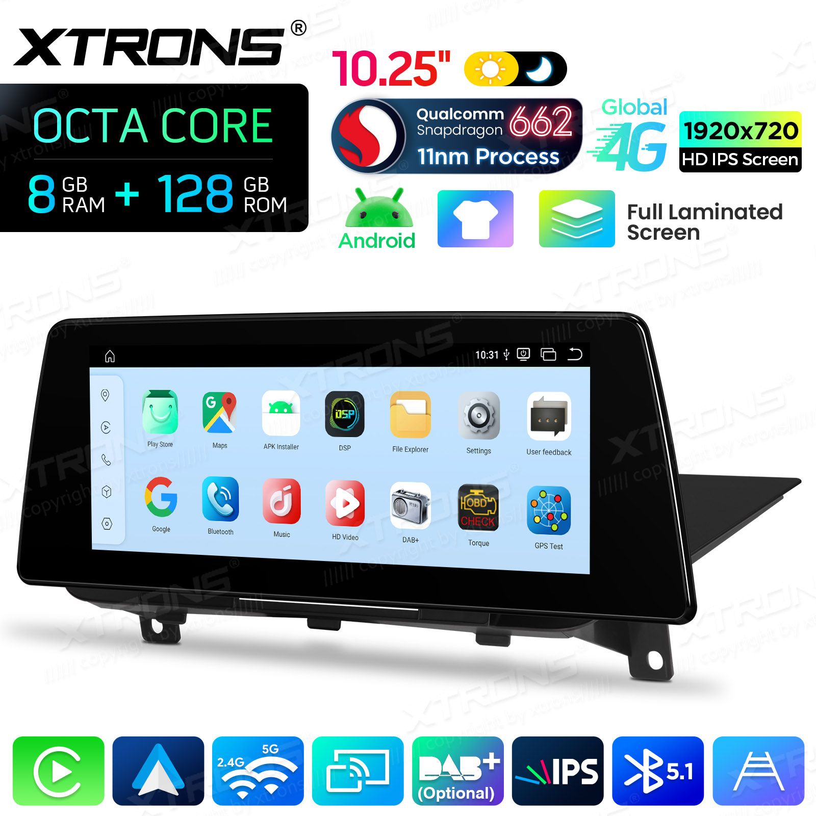 8+128Gb | 10.25"  | BMW X1 E84 (2009-2015) iDrive CIC Android 14 GPS autoraadio ja multimeedia keskus