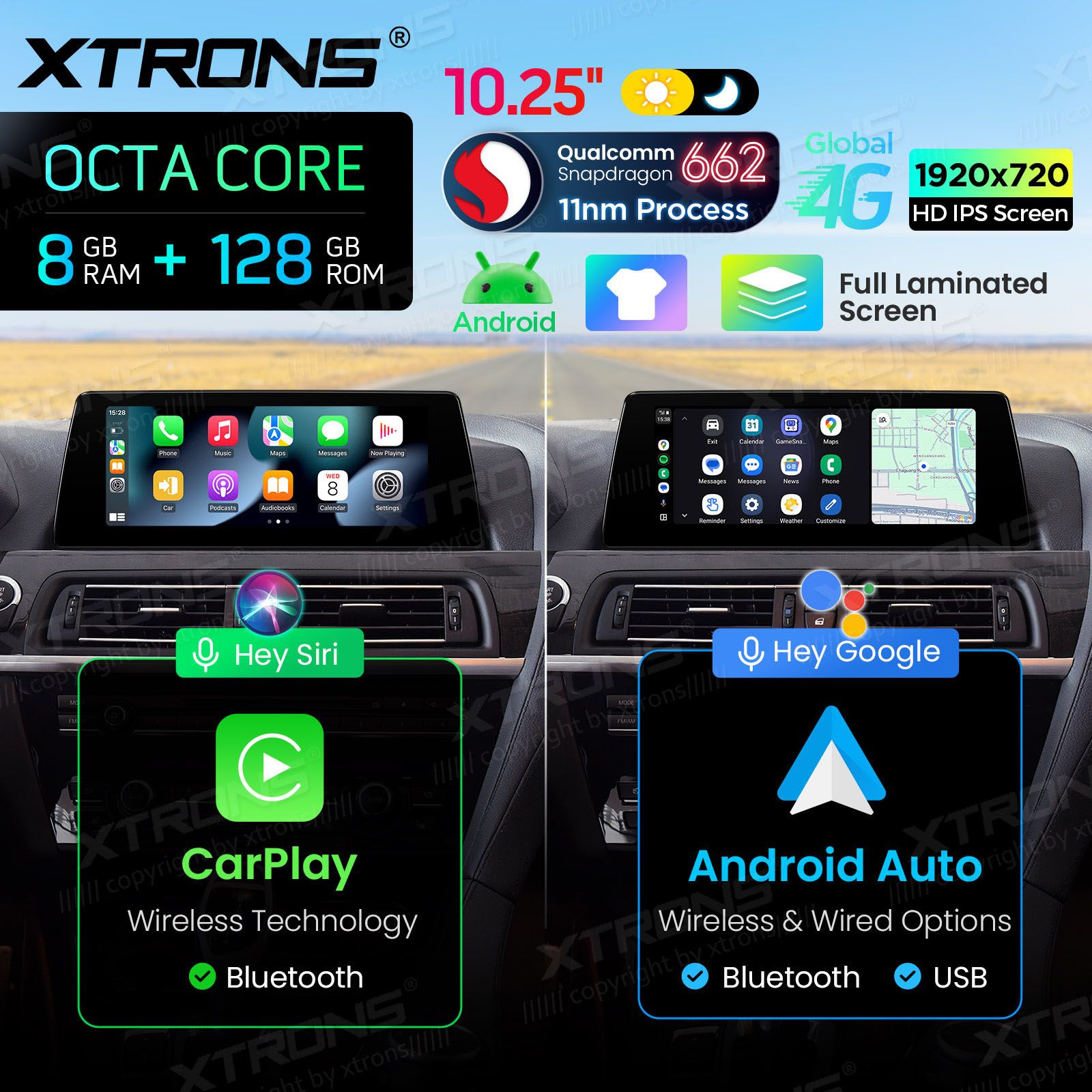 8+128Gb | 10.25"  | BMW 6.ser F06/F12 (2013 - 2017) | iDrive NBT Android 14 GPS autoraadio ja multimeedia keskus