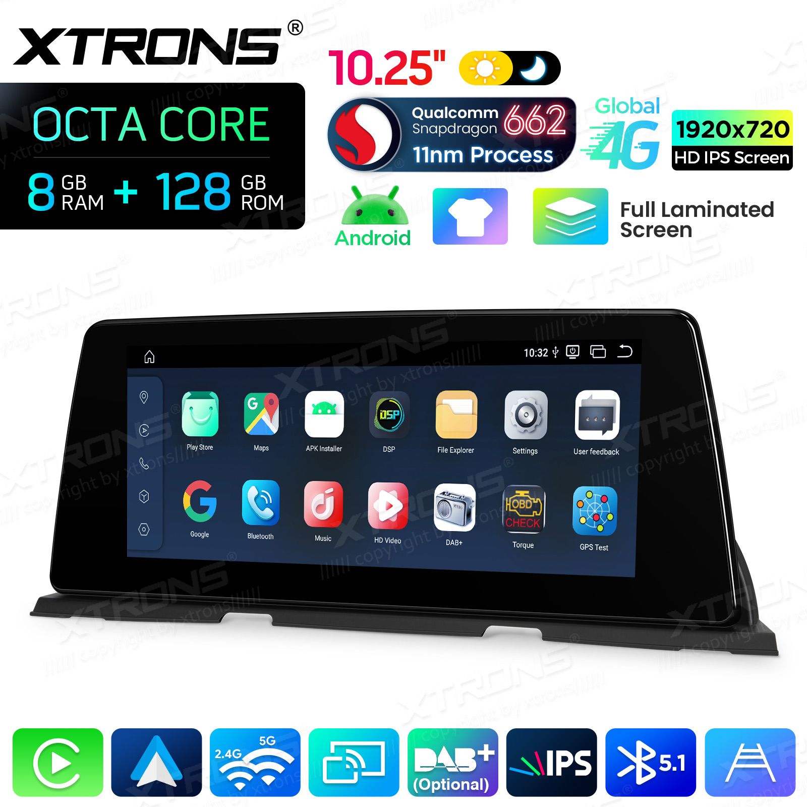 8+128Gb | 10.25"  | BMW 6.ser F06/F12 (2013 - 2017) | iDrive NBT Android 14 GPS autoraadio ja multimeedia keskus