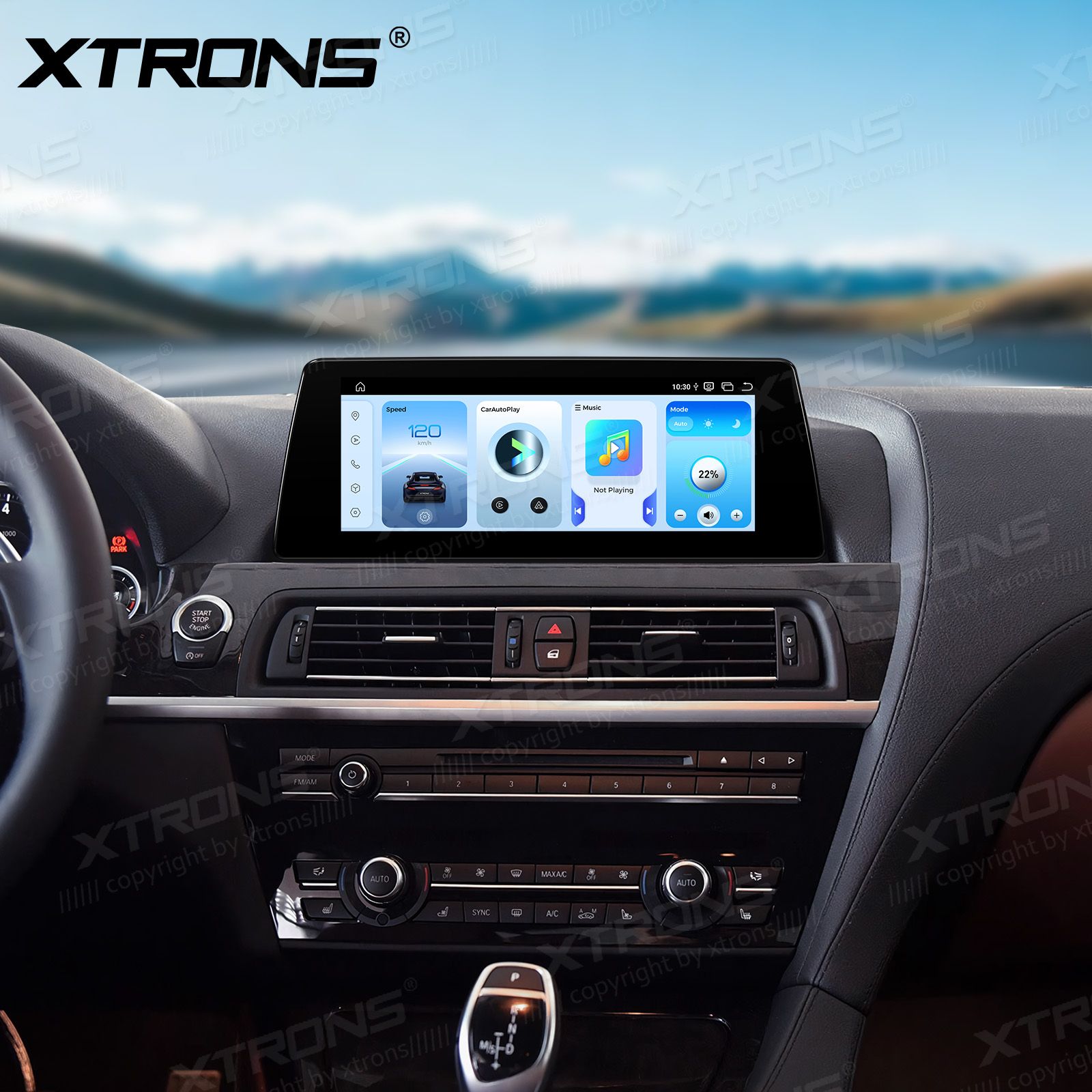 BMW 6.ser F06/F12 (2013 - 2017) | iDrive NBT  XTRONS QBBH14NB12SX Car multimedia GPS player with Custom Fit Design