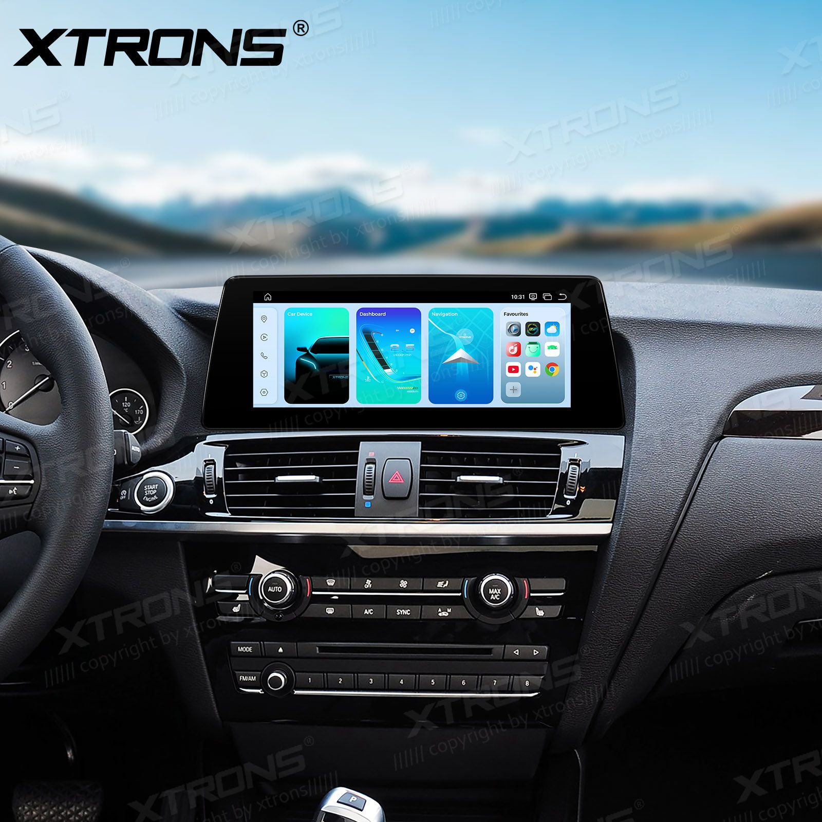 BMW X3/X4 F25/F26 iDrive NBT (2013-2016)  XTRONS QBBH14NB12X3 merkkikohtainen Android GPS multimedia näyttö