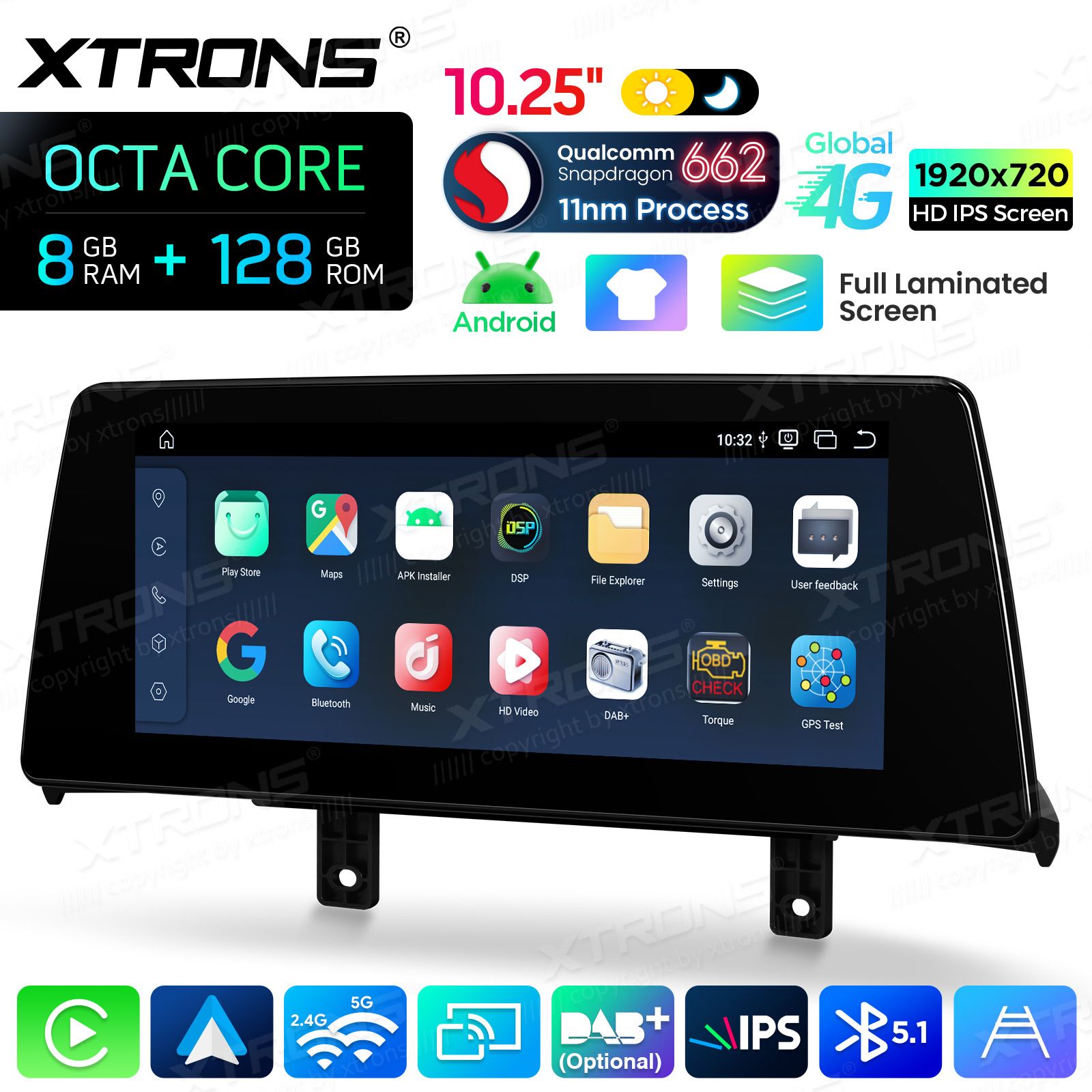 8+128Gb | 10.25"  | BMW 1.ser | BMW 2.ser| F20 | F23 | F45 | F46 | iDrive NBT (2011-2016) Android 14 GPS autoraadio ja multimeedia keskus
