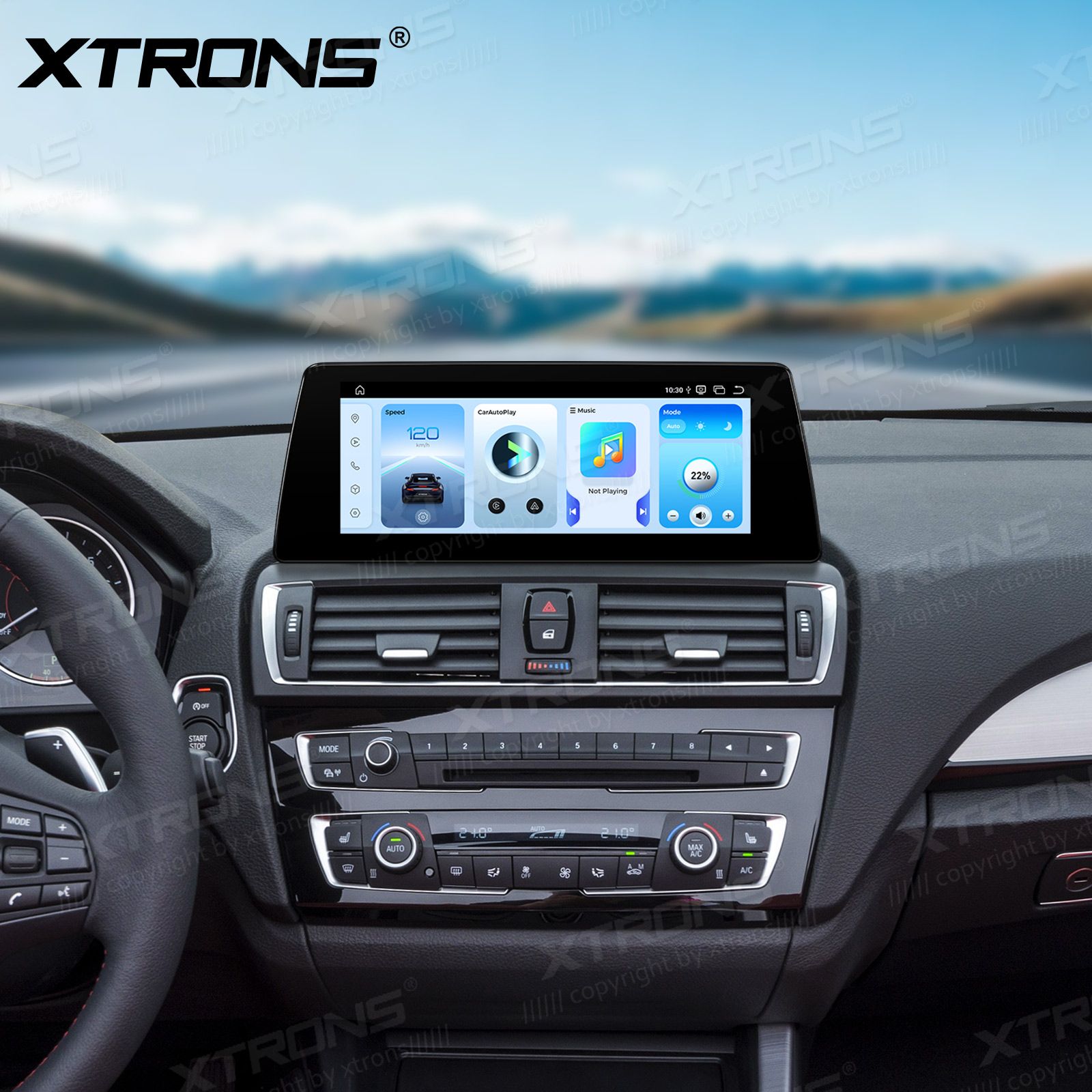 BMW 1.ser | BMW 2.ser| F20 | F23 | F45 | F46 | iDrive NBT (2011-2016)  XTRONS QBBH14NB1NEL Car multimedia GPS player with Custom Fit Design