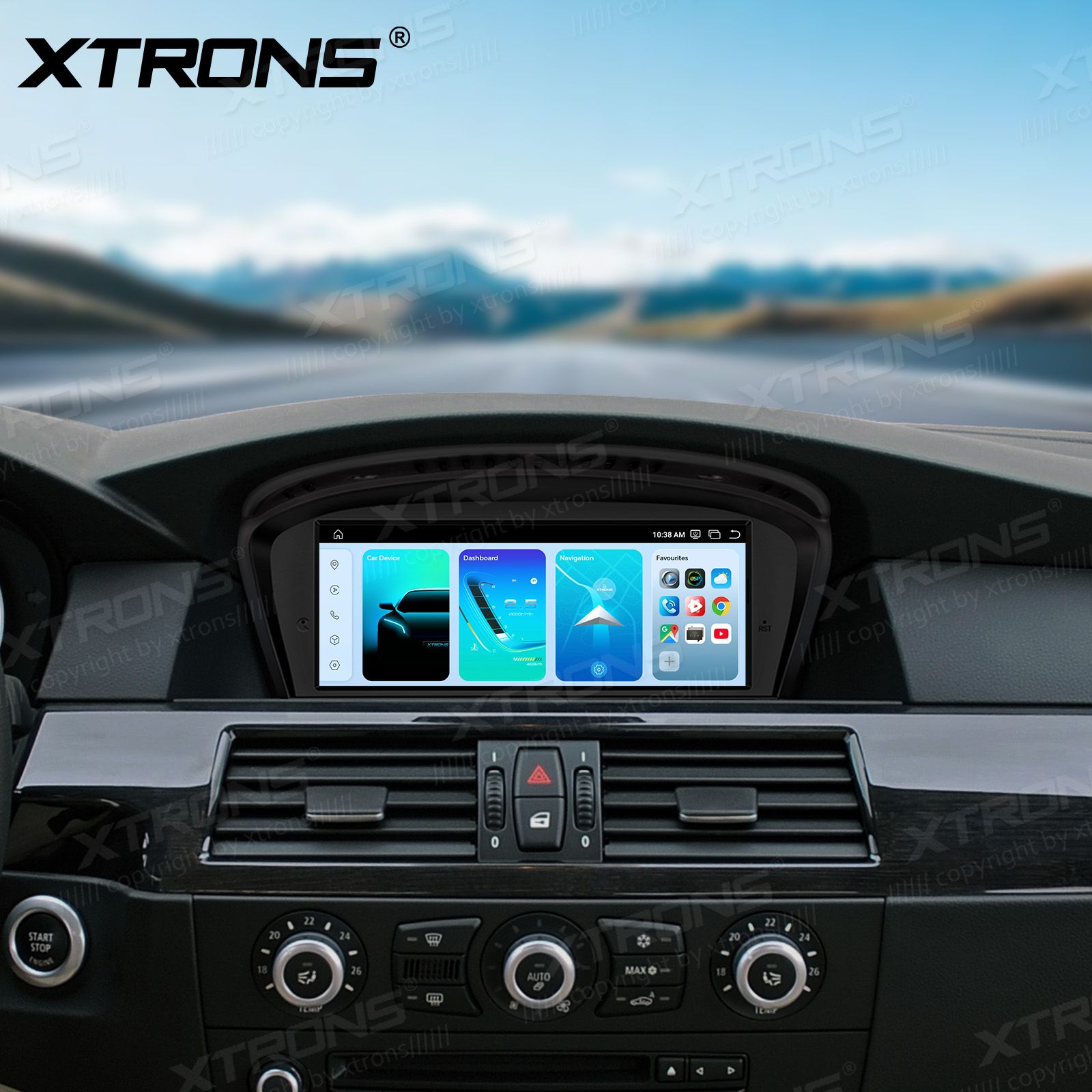 BMW 5.ser | E60 | E61 | iDrive CCC (2005-2008)  XTRONS QBBH8460CC Car multimedia GPS player with Custom Fit Design