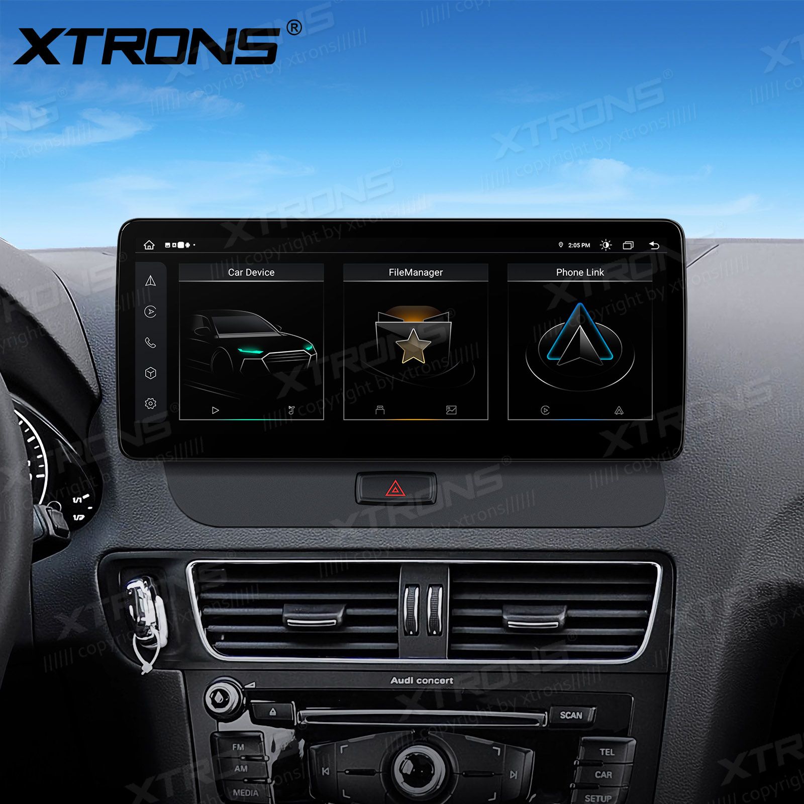 XTRONS QLA22UCA12Q5L Mudelikohane android multimeediakeskus gps naviraadio