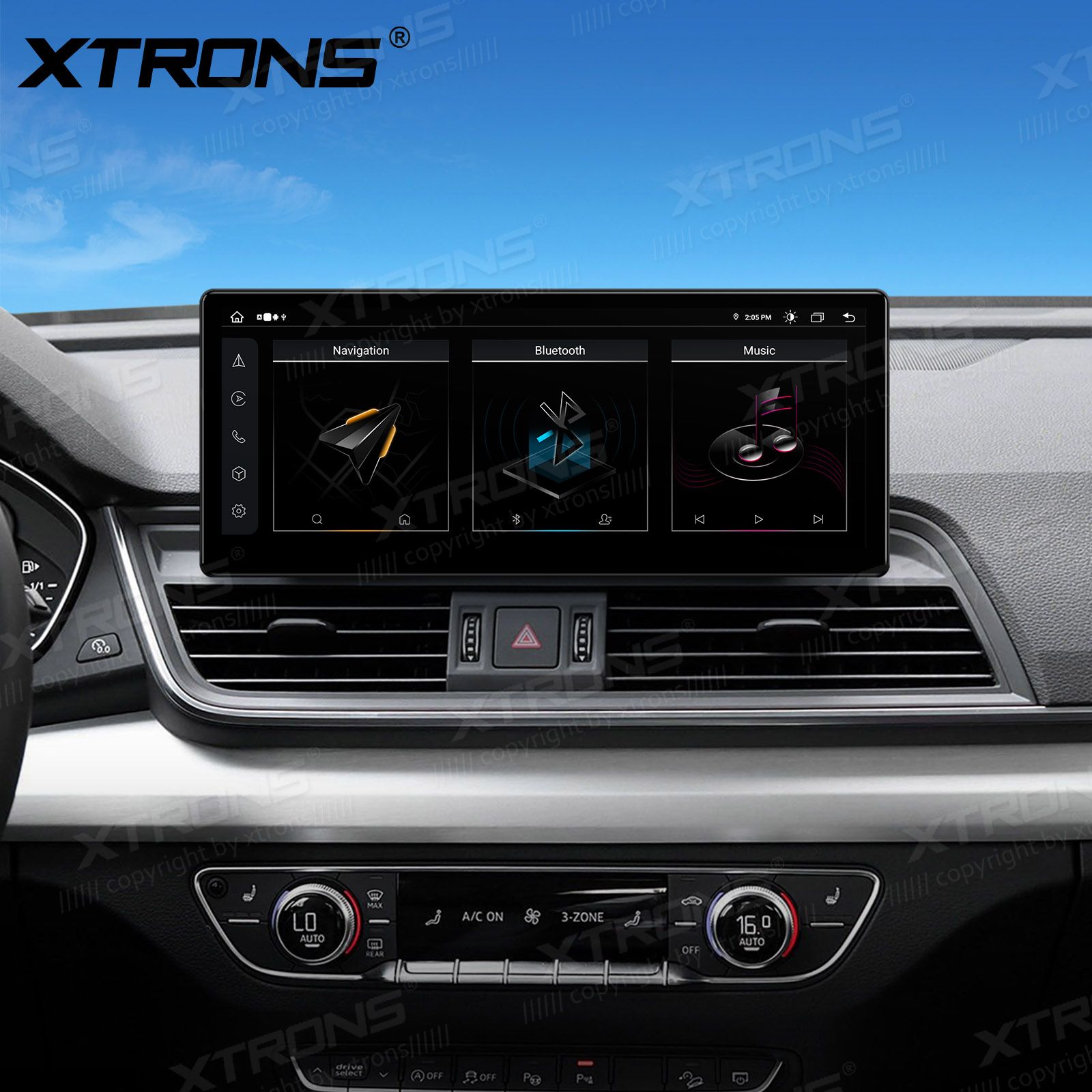 Audi Q5 | SQ5 (2017-2020) MIB2 System  XTRONS QLA23Q5NL Car multimedia GPS player with Custom Fit Design