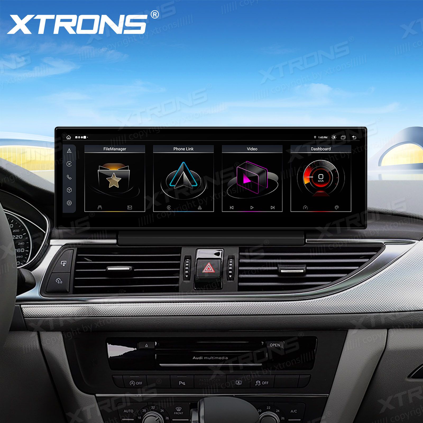 Audi A6 | C7 (2012-2015) MMI 3G/3G+ System  XTRONS QLA42A6L Car multimedia GPS player with Custom Fit Design