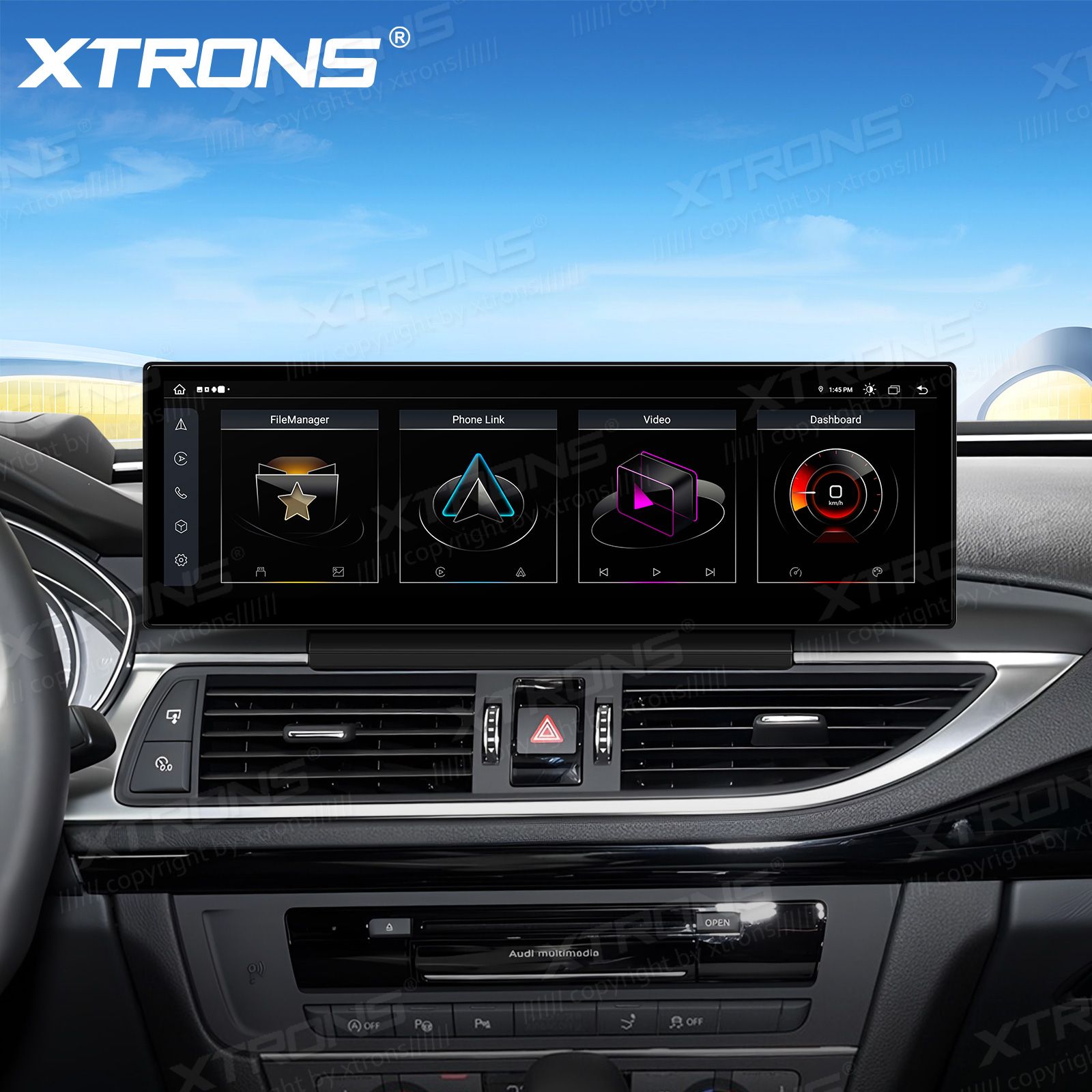 Audi A6 | C7 (2016-2018) MIB2 System  XTRONS QLA42A6NL Car multimedia GPS player with Custom Fit Design