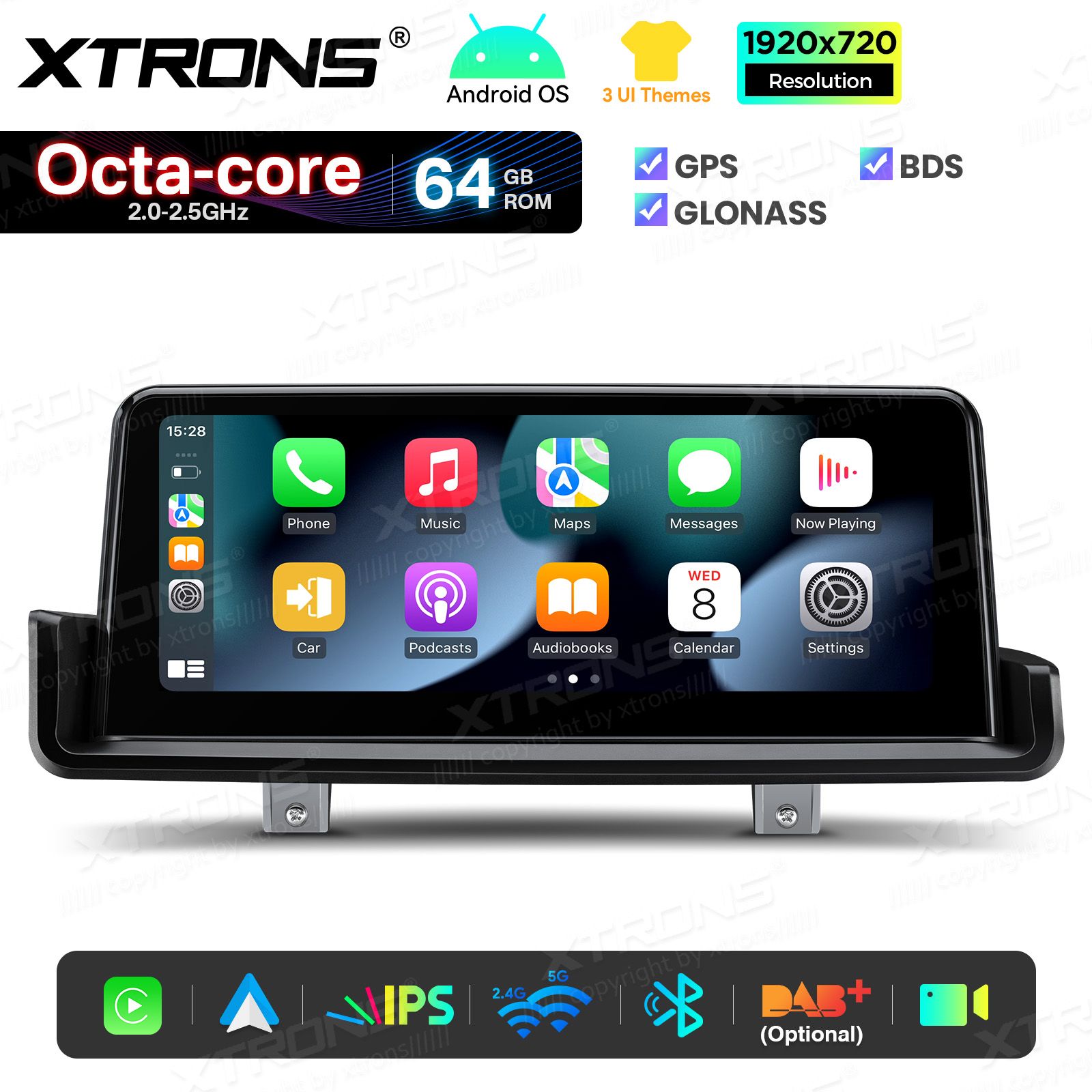 2+64Gb | 10.25"  | BMW 3. ser. E90 | E91 | E92 | E93 (2005-2012) w/o orig. screen Android 14 GPS autoraadio ja multimeedia keskus
