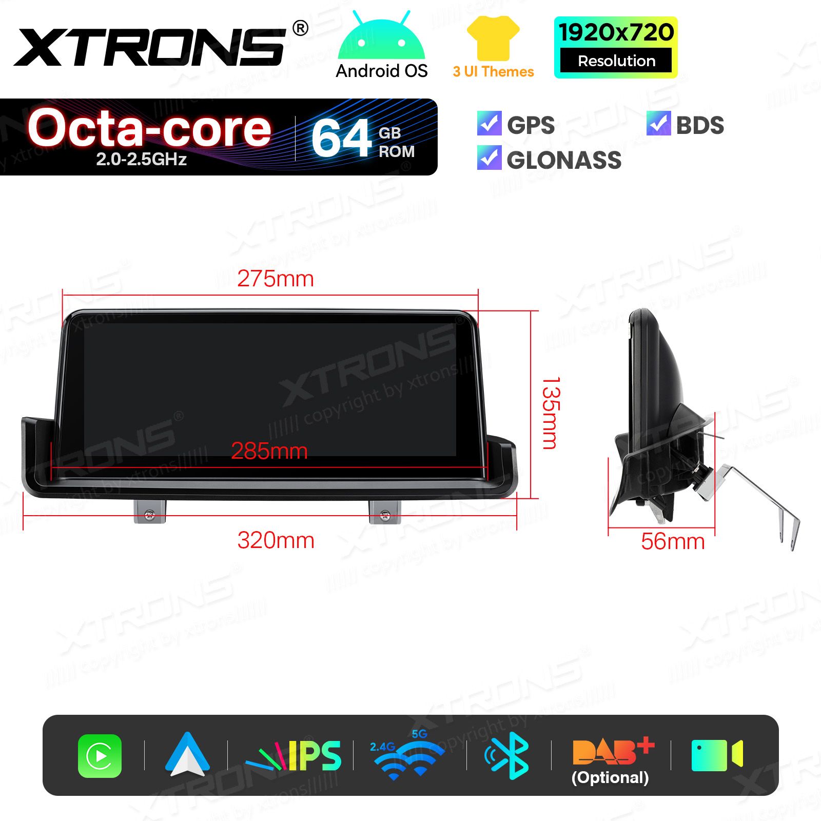 2+64Gb | 10.25"  | BMW 3. ser. E90 | E91 | E92 | E93 (2005-2012) w/o orig. screen Android 14 GPS autoraadio ja multimeedia keskus