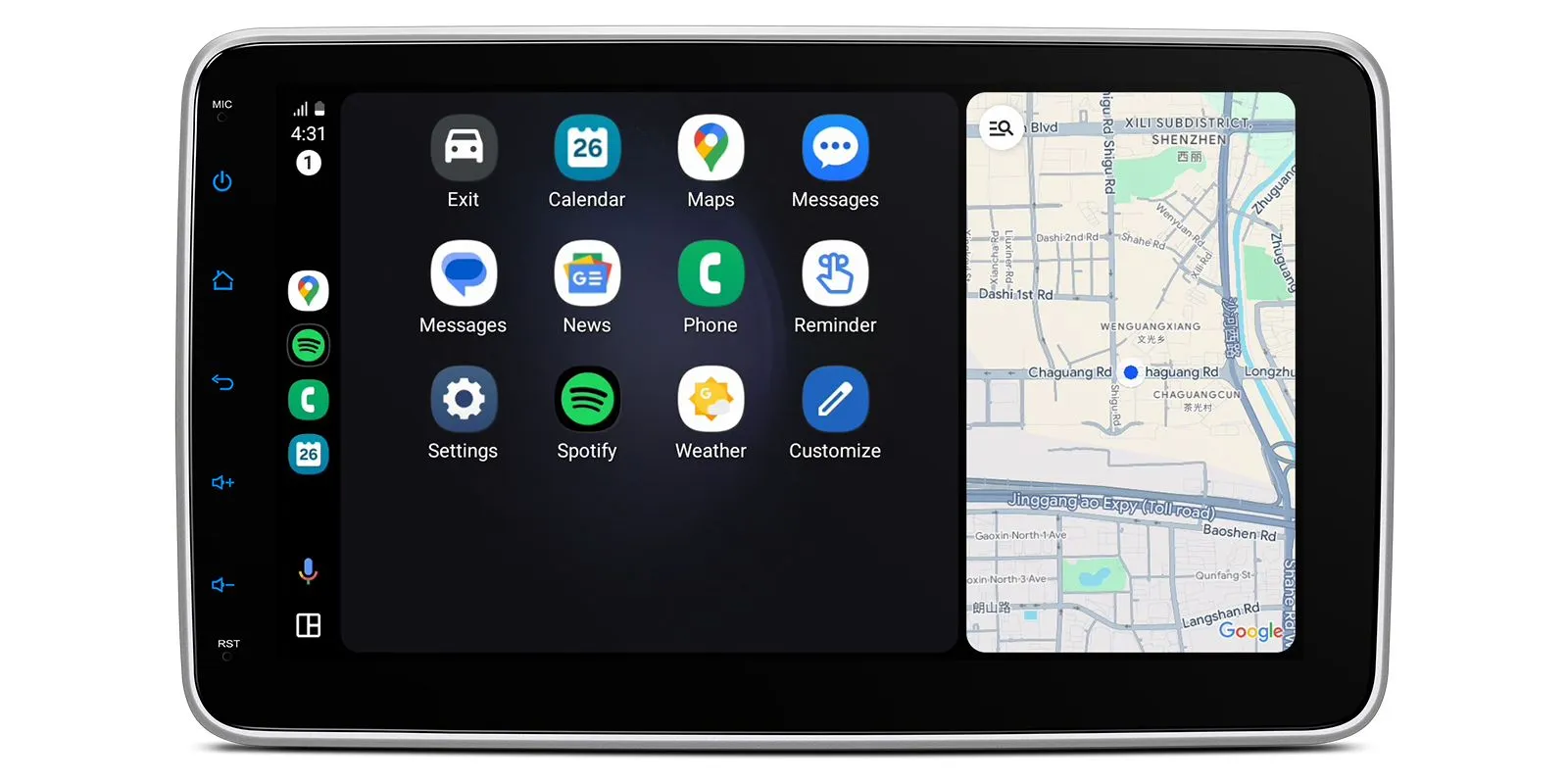 2 DIN Android 14  | GPS autoraadio ja multimeedia keskus
