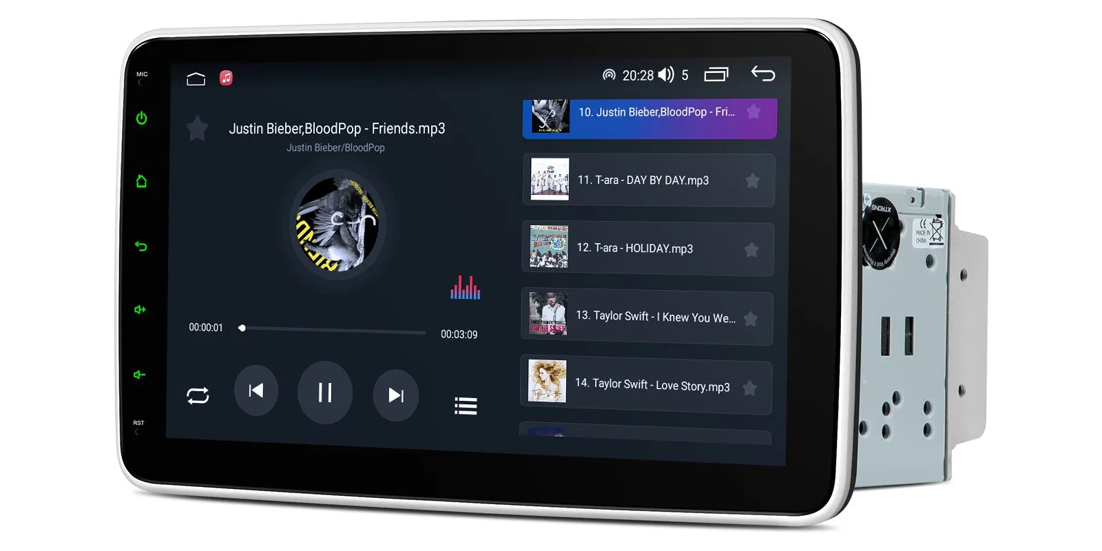 2 DIN Android 14  | GPS autoraadio ja multimeedia keskus