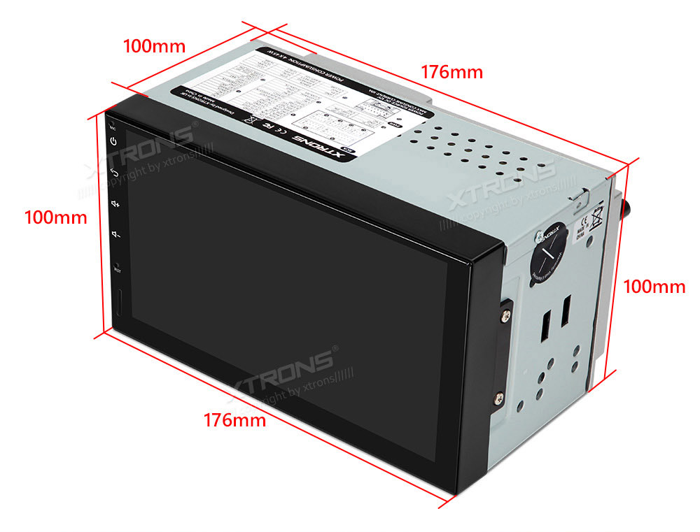 XTRONS TIQ742P XTRONS TIQ742P  pielāgota multivides radio piemērotība automašīnai