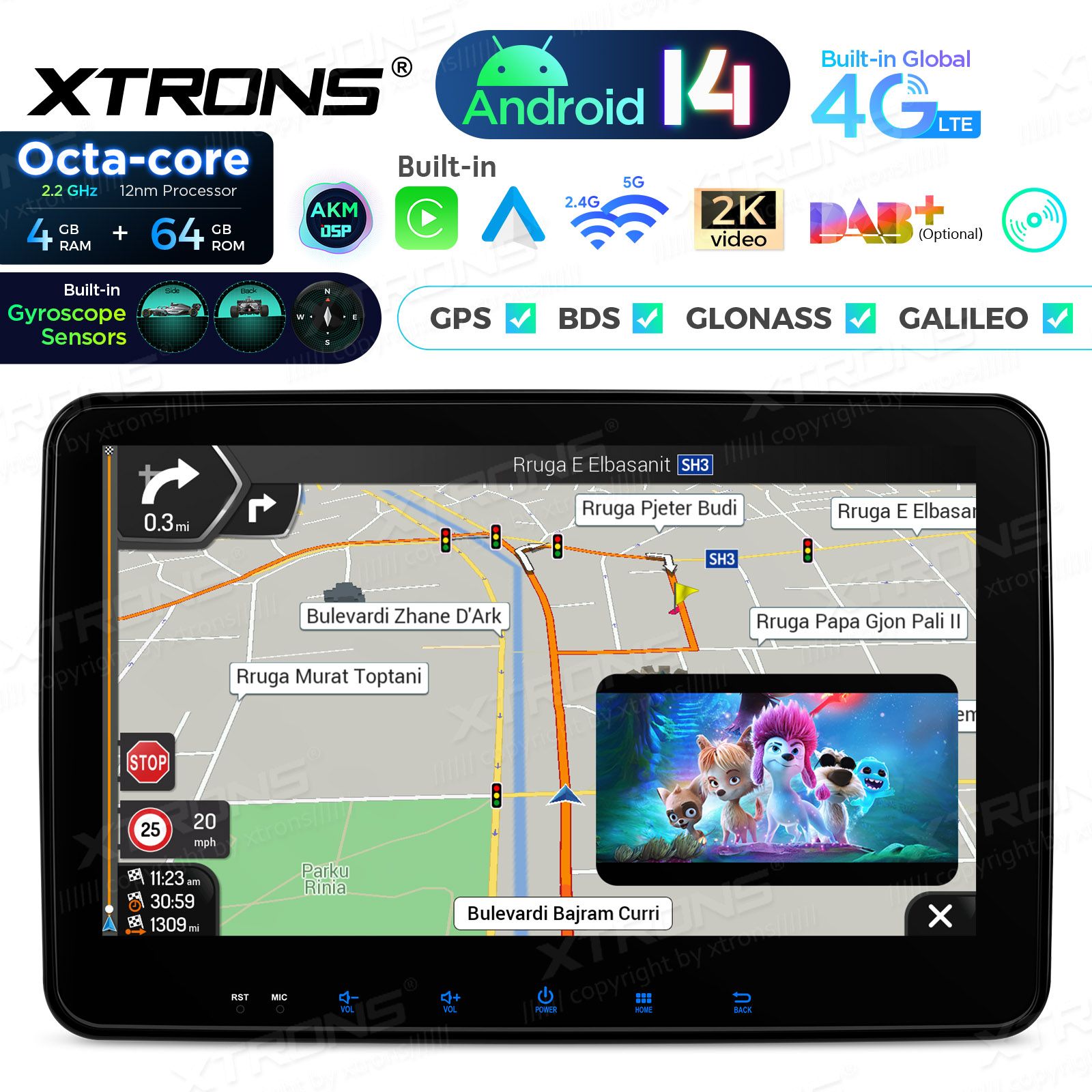 2 DIN Android 14  | CarPlay Android multimeedia keskus 2 DIN Android 14  | CarPlay Android multimeedia keskus