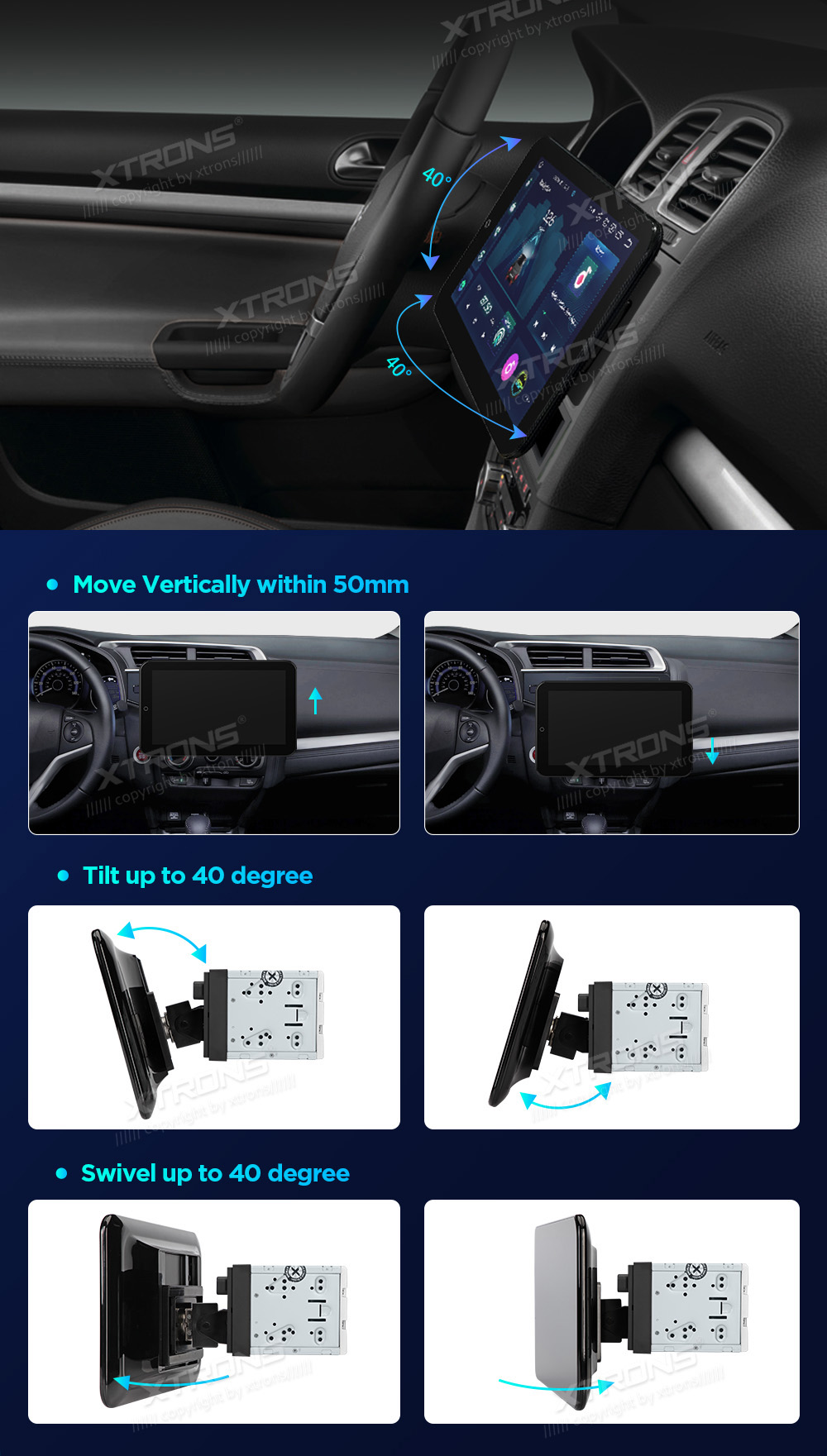 2 DIN  custom fit multimedia radio suitability for the car