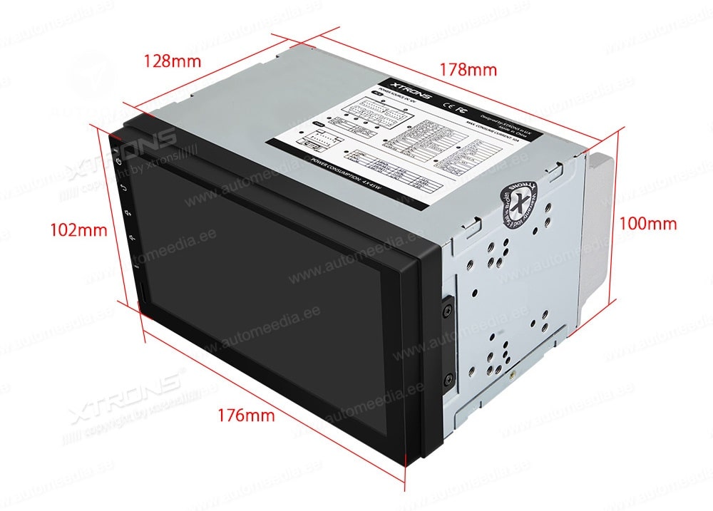 2 DIN XTRONS TME701L XTRONS TME701L совместимость мультимедийного радио в зависимости от модели автомобиля