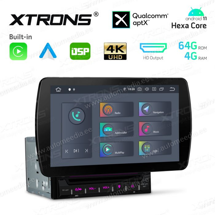 2 DIN universaalne Android 11 GPS autoraadio ja multimeedia keskus