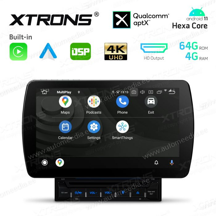 2 DIN universaalne Android 11 GPS autoraadio ja multimeedia keskus