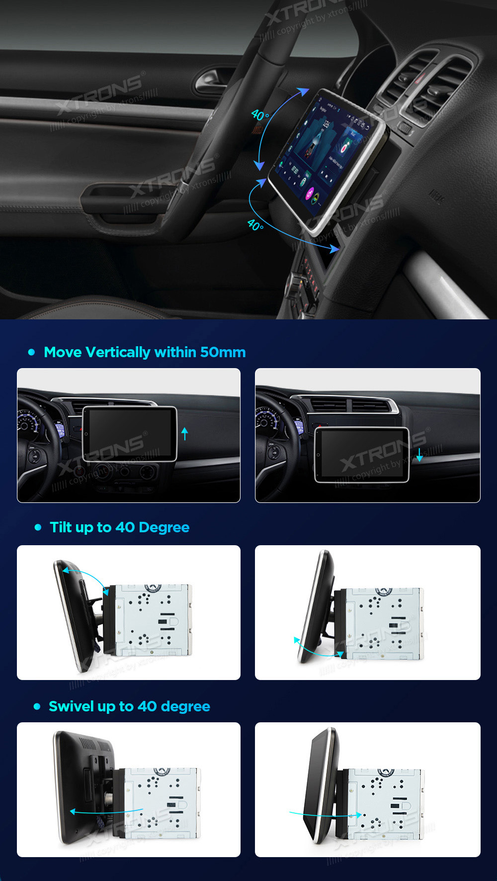 2 DIN  custom fit multimedia radio suitability for the car