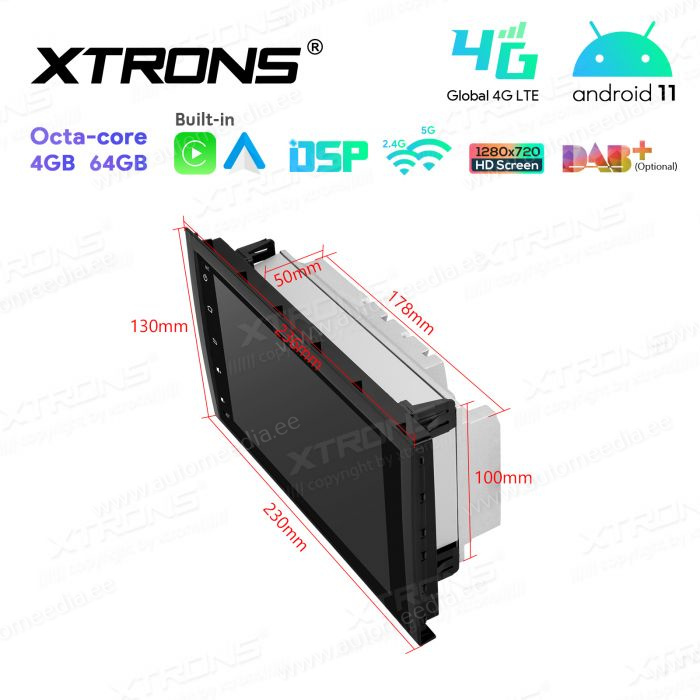 Audi A4 | B5 (2002-2008) mudelipõhine Android 12 GPS autoraadio ja multimeedia keskus