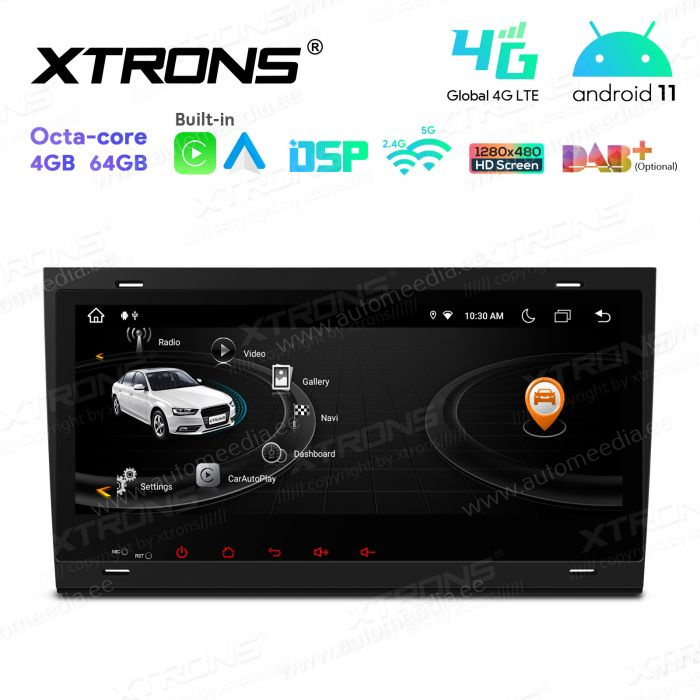 Audi A4 | B5 (2002-2008) Android 12 auto GPS radio ja multimedia näyttösoitin