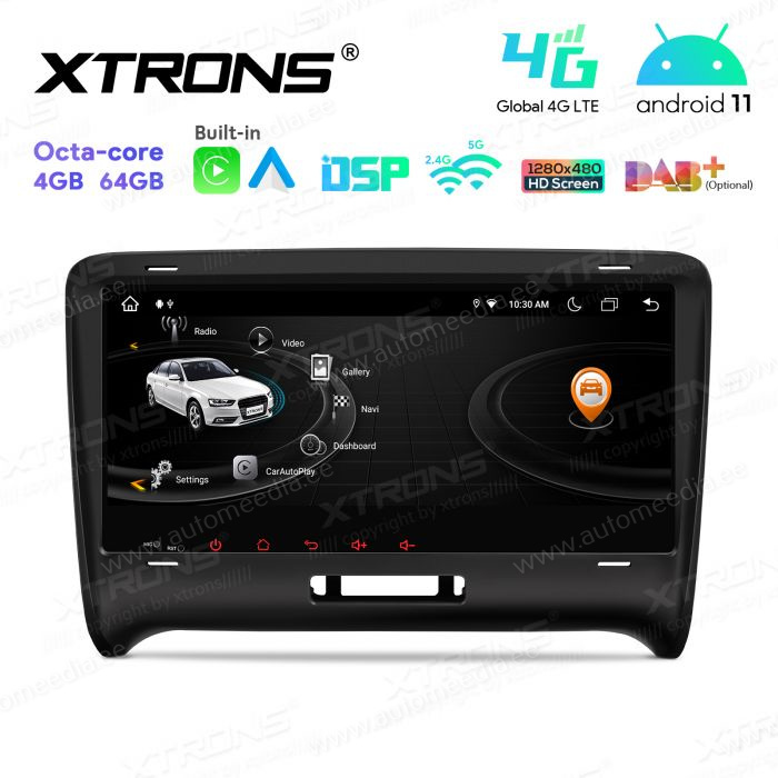Audi TT (2006-2012) Android 12 Car Multimedia Player with GPS Navigation