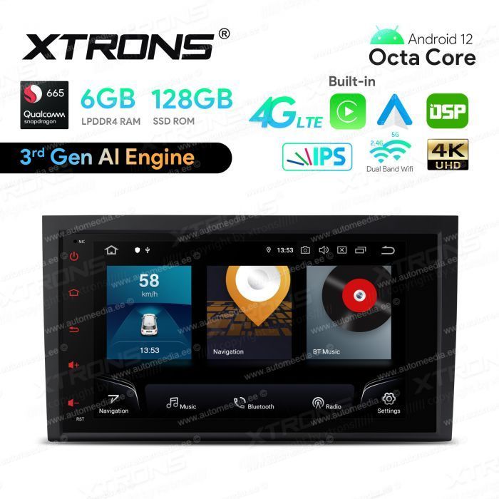 Audi A4 | B5 (2002-2008) Android 12  | GPS auto radio un multimediju centrs