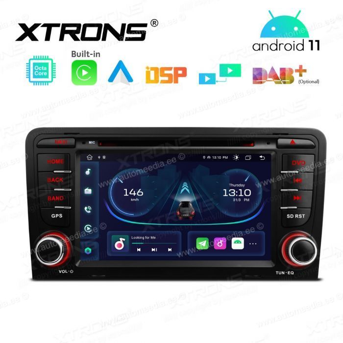 Audi A3 (2003-2012) Android 11 Car Multimedia Player with GPS Navigation