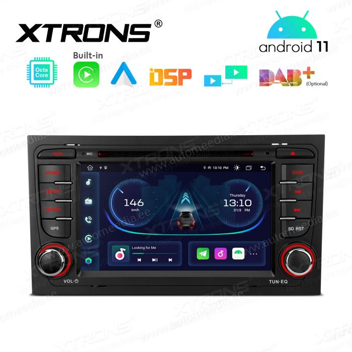 Audi A4 | B5 (2002-2008) Android 11  | GPS auto radio un multimediju centrs