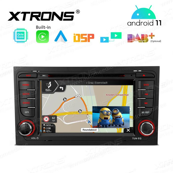 Audi A4 | B5 (2002-2008) mudelipõhine Android 11 GPS autoraadio ja multimeedia keskus