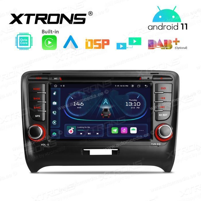 Audi TT (2006-2012) mudelipõhine Android 11 GPS autoraadio ja multimeedia keskus